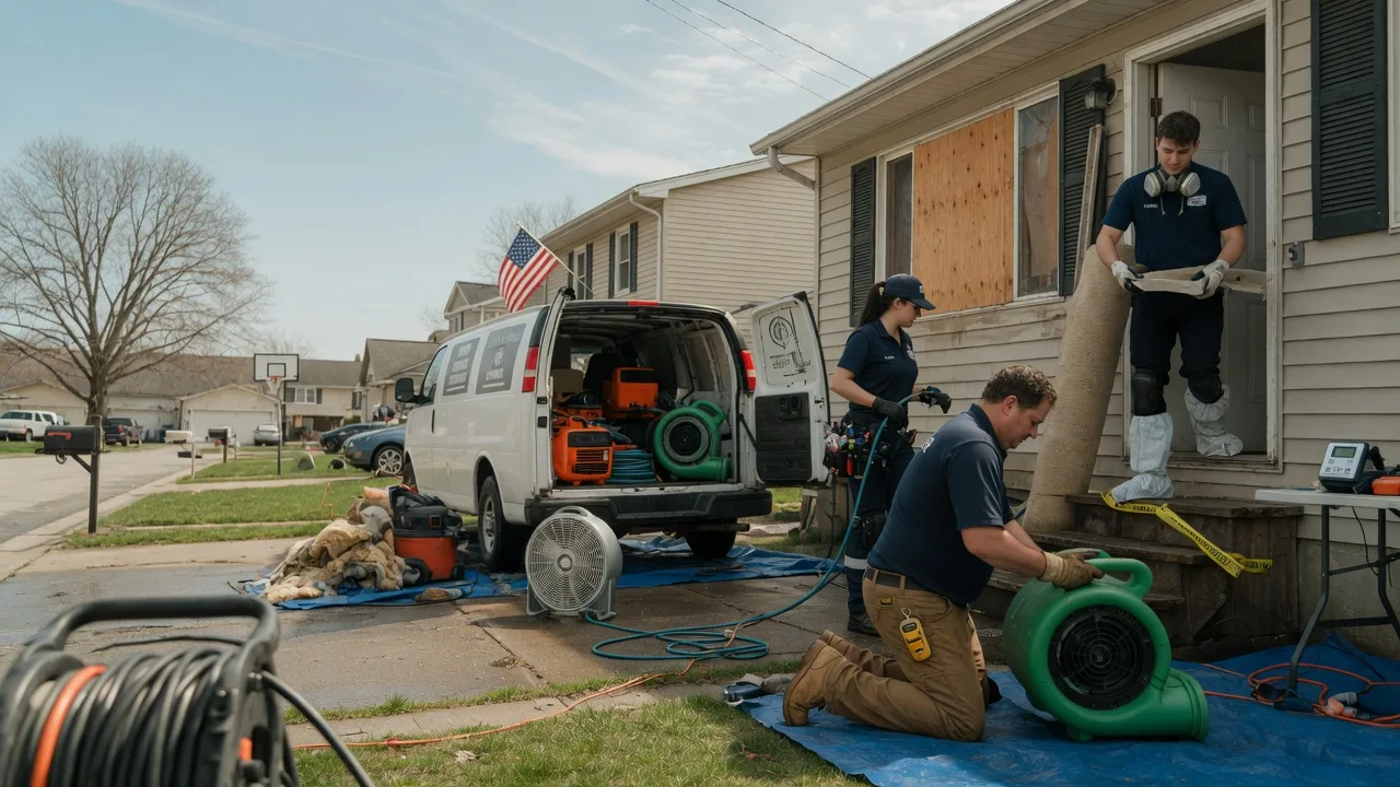 Water Damage Restoration in Centerburg, OH near me